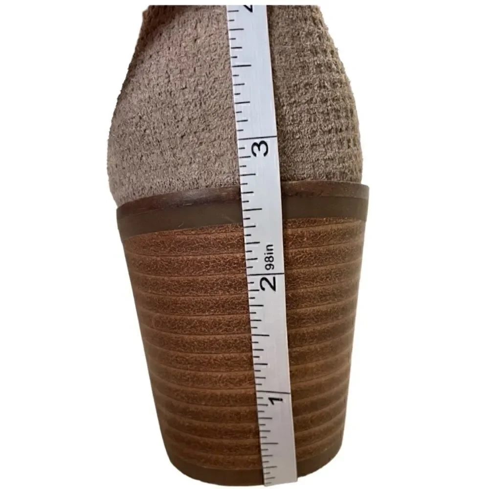 Lucky Brand- Women's Ponic Oil Suede Ankle Booties in Cinder Zip Size,  Size 10